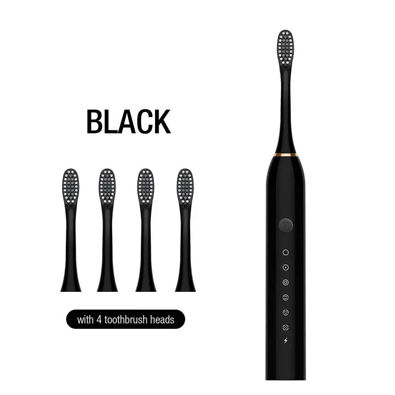 X-3 Sonic Electric Toothbrush 4 Replacement Brush Heads