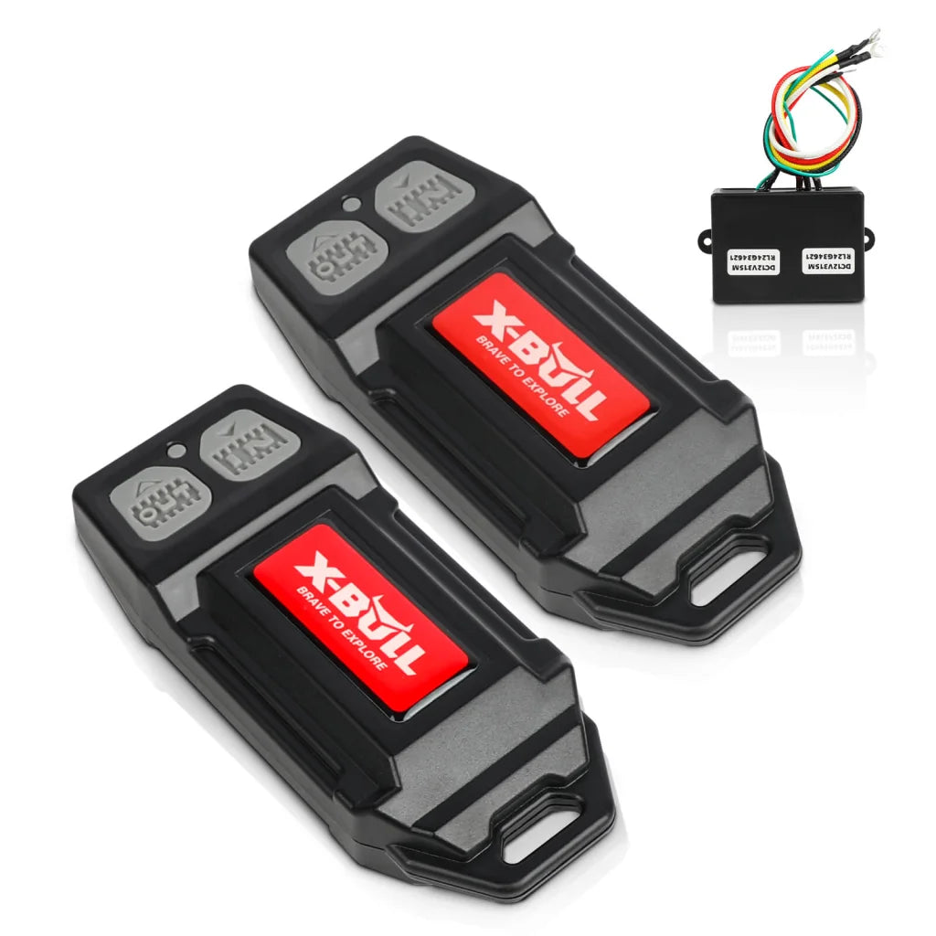 X-BULL 12V Winch Remote Control Twin Handset Easy