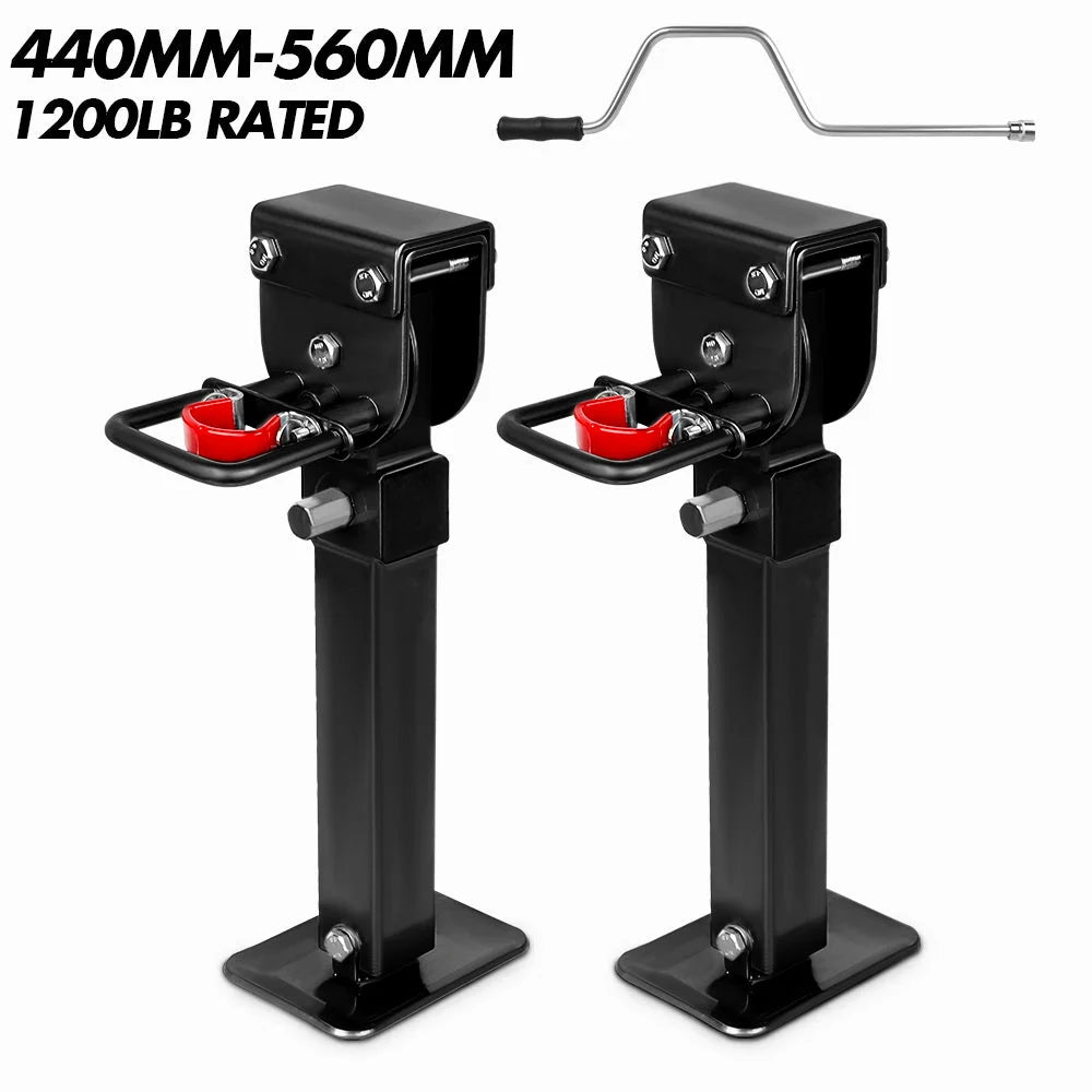 X-BULL Drop Down Legs 440MM-560MM Steel Trailer Corner Legs