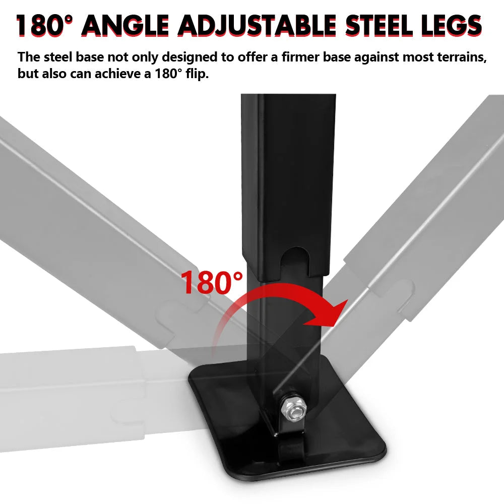 X-BULL Drop Down Legs 440MM-560MM Steel Trailer Corner Legs