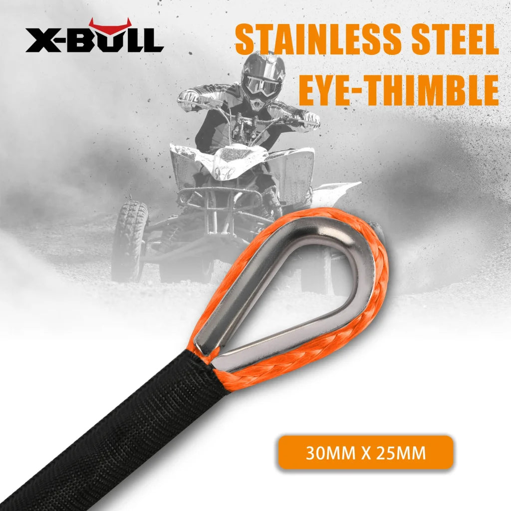 X-BULL Dyneema Synthetic Rope Winch Cable SK75 5.5MM x 13M