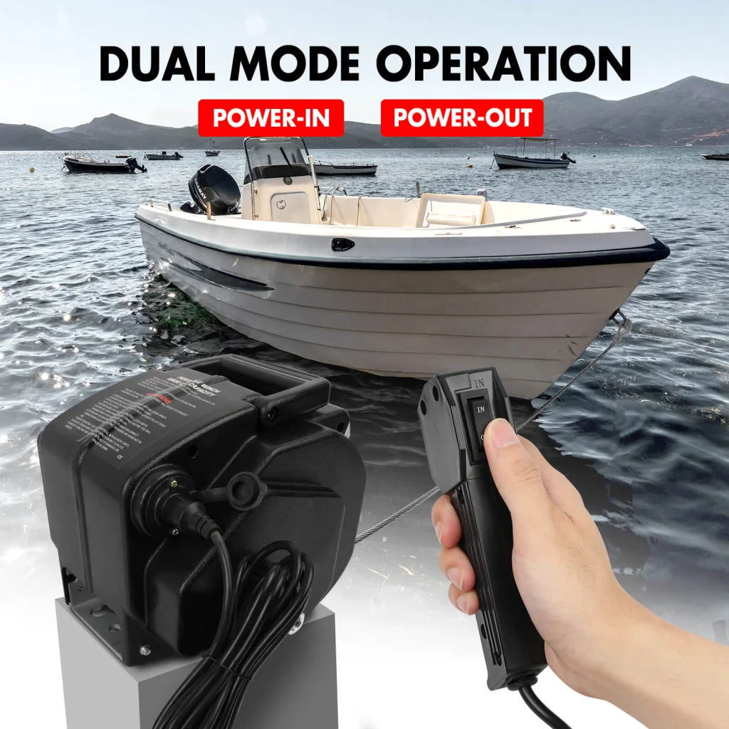 X-BULL Electric Boat Winch 12V 6500LBS Portable Detachable