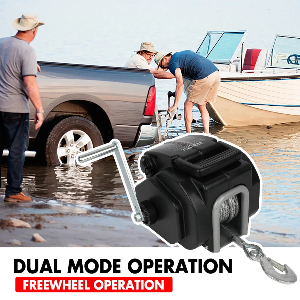 X-BULL Electric Boat Winch 12V 6500LBS Portable Detachable