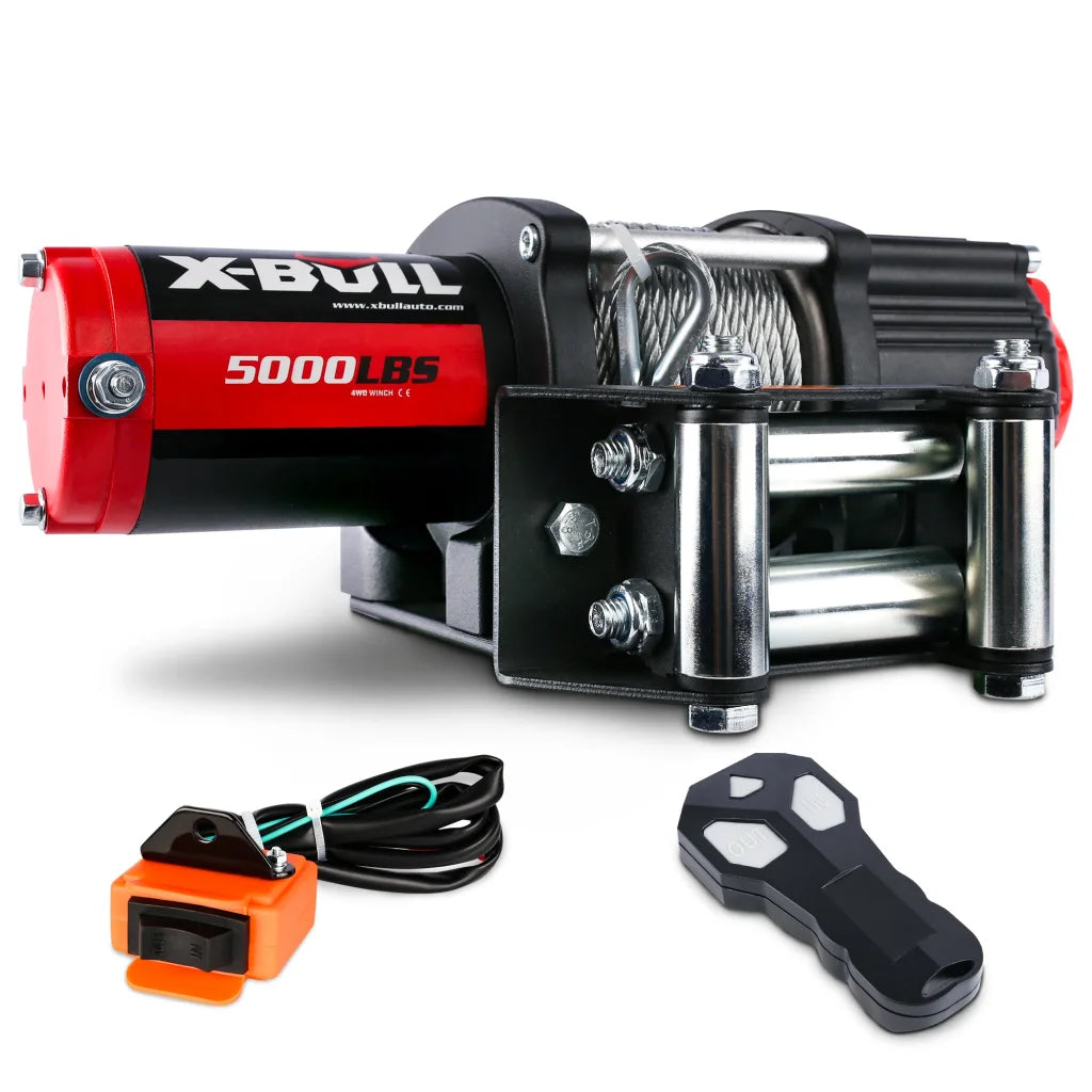 X-BULL Electric Winch 12V 5000LBS Steel Cable Wireless