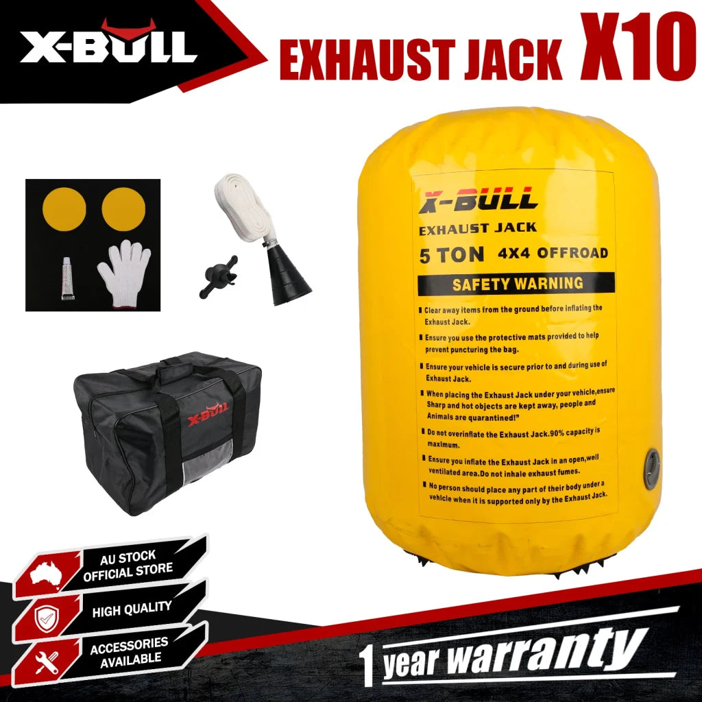 X-BULL Exhaust Jack Recovery Jack Air Bag Multi Layer Truck