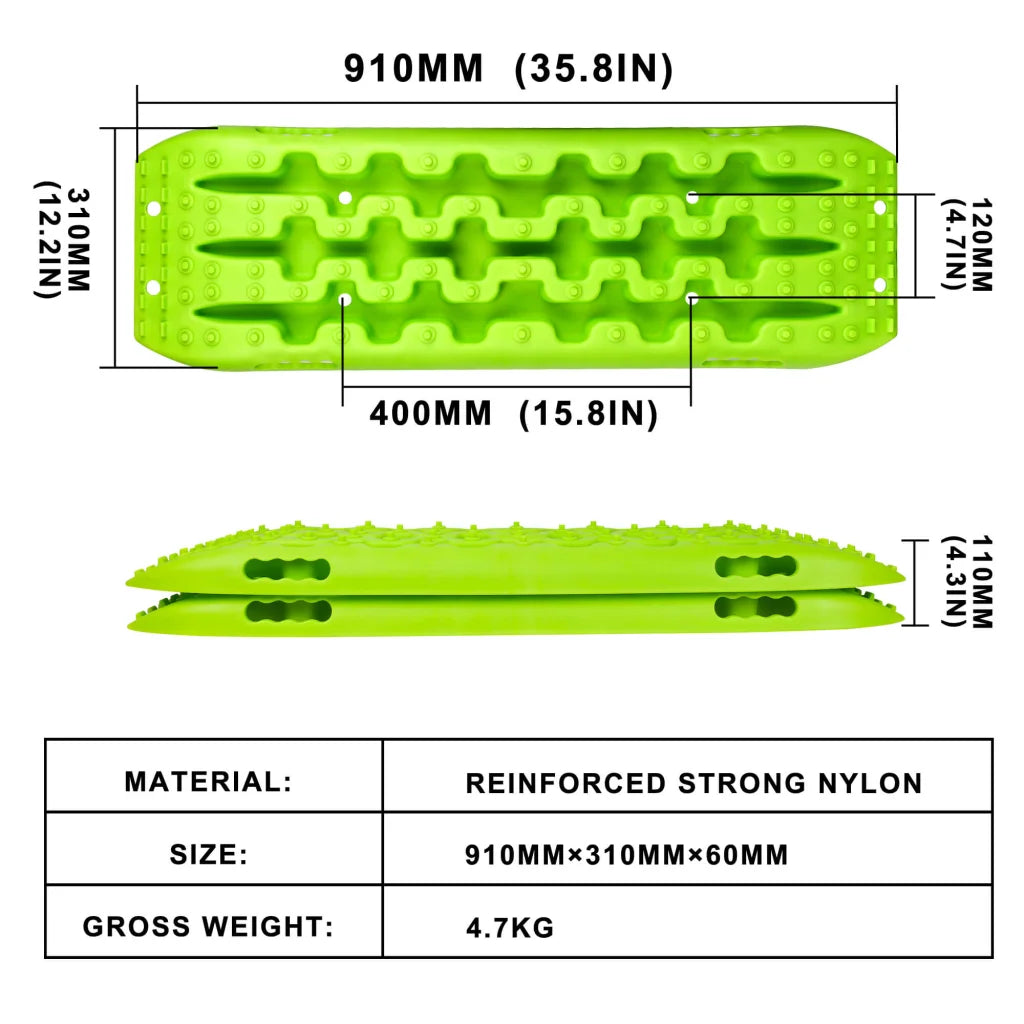 X-BULL Recovery Tracks Boards 10T 4PCS 2Pairs Truck Snow