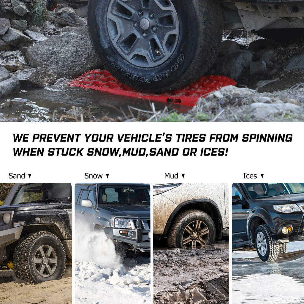 X-BULL Recovery Tracks Boards 10T 4PCS Snow Mud Essential