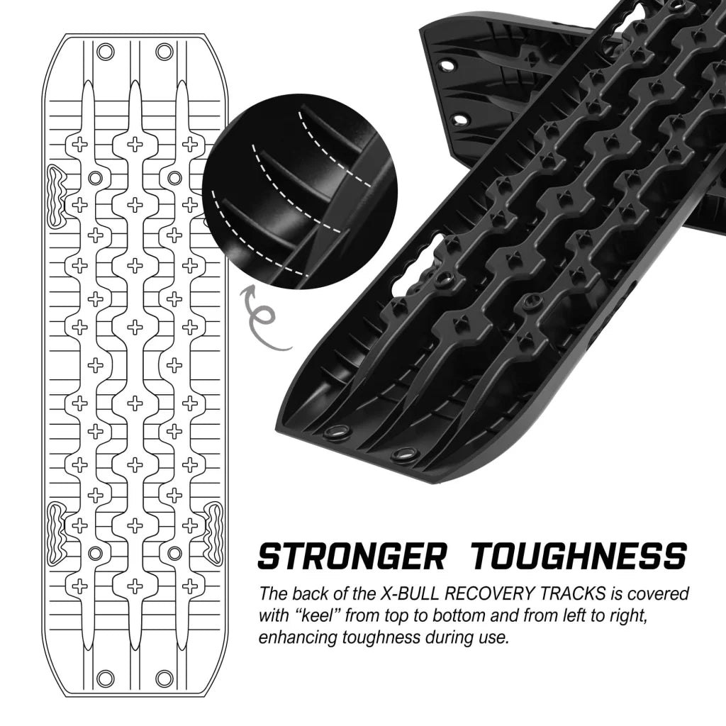 X-BULL Recovery Tracks Boards 10T 4PCS Snow Mud Essential