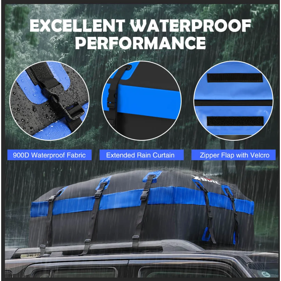 595l car roof racks with black rack bars and silver mounting feet