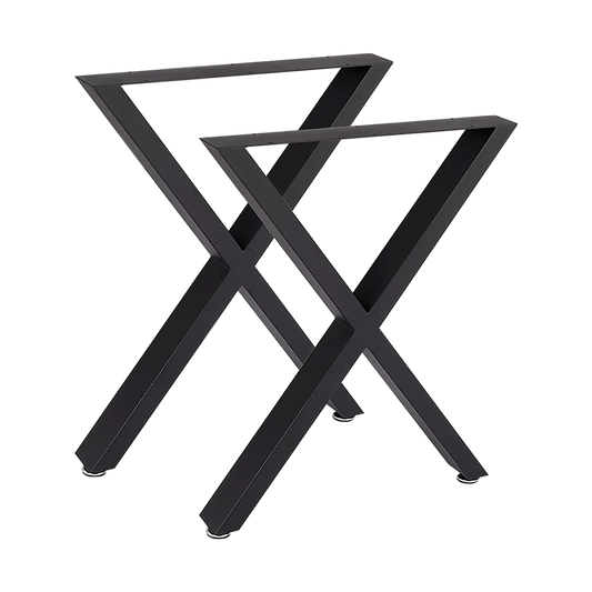 X-Shaped Table Bench Desk Legs Retro Industrial Design