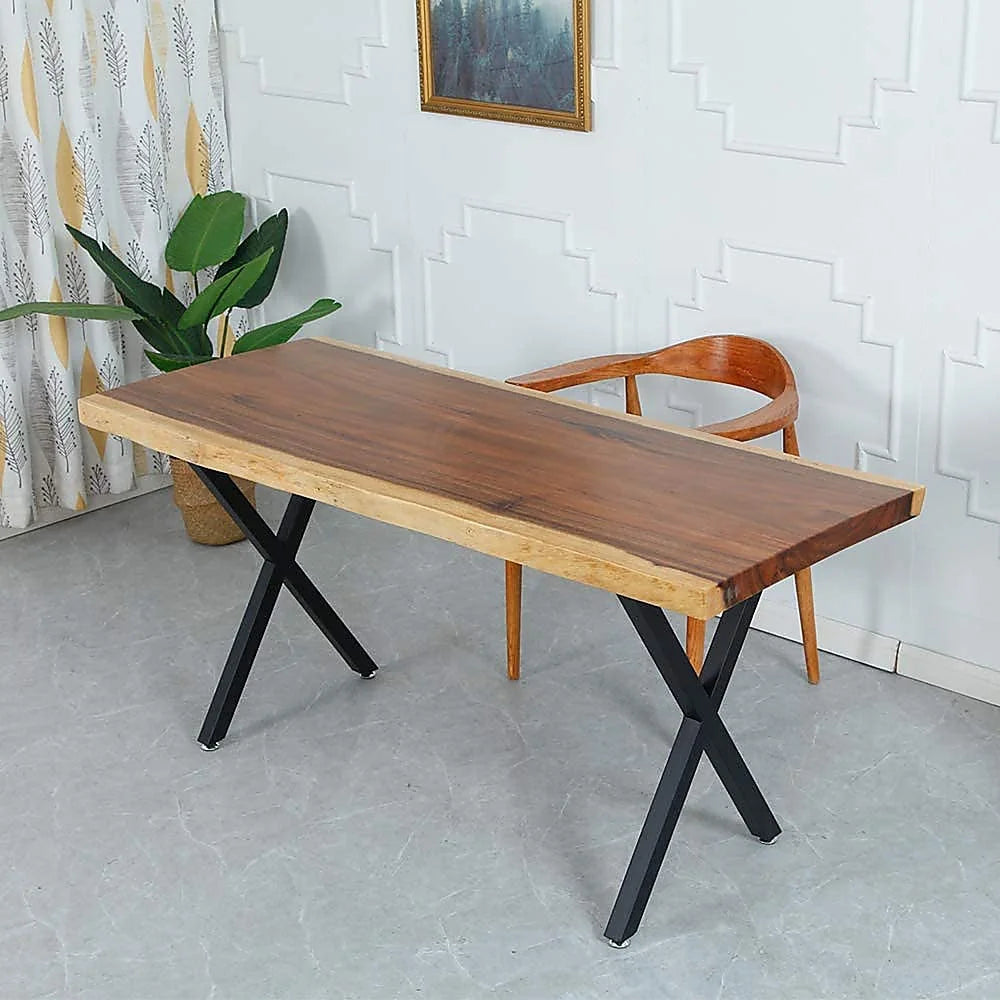 X-Shaped Table Bench Desk Legs Retro Industrial Design