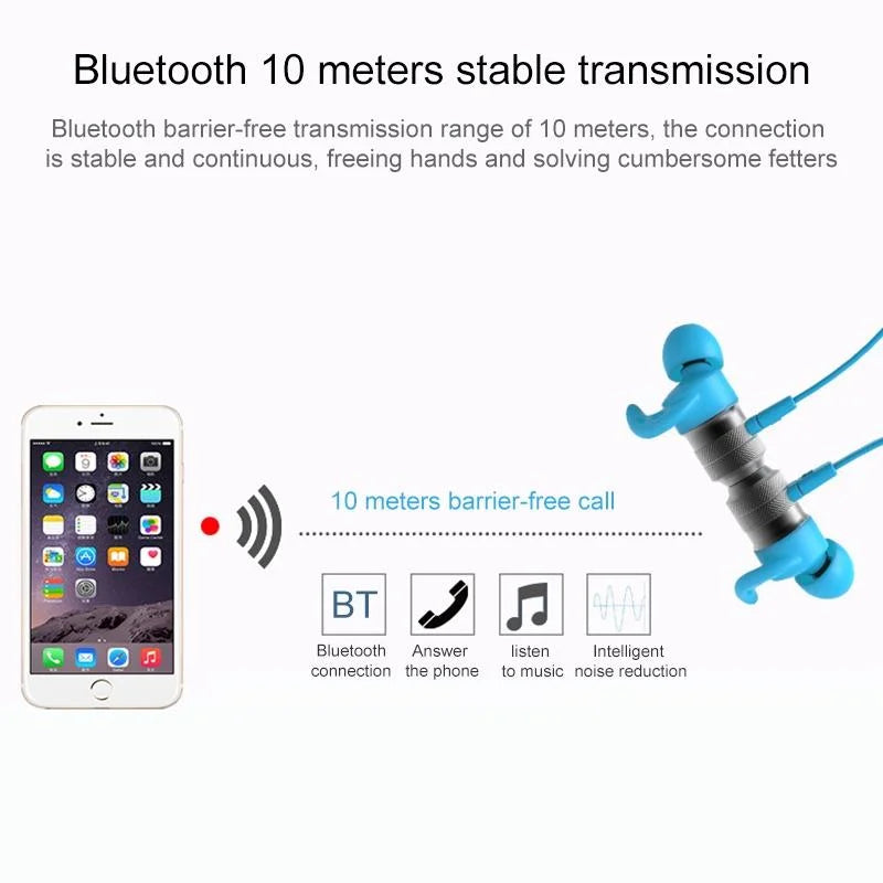 Xhh Wireless Noise Cancelling Earbuds magnetic sports headset 668
