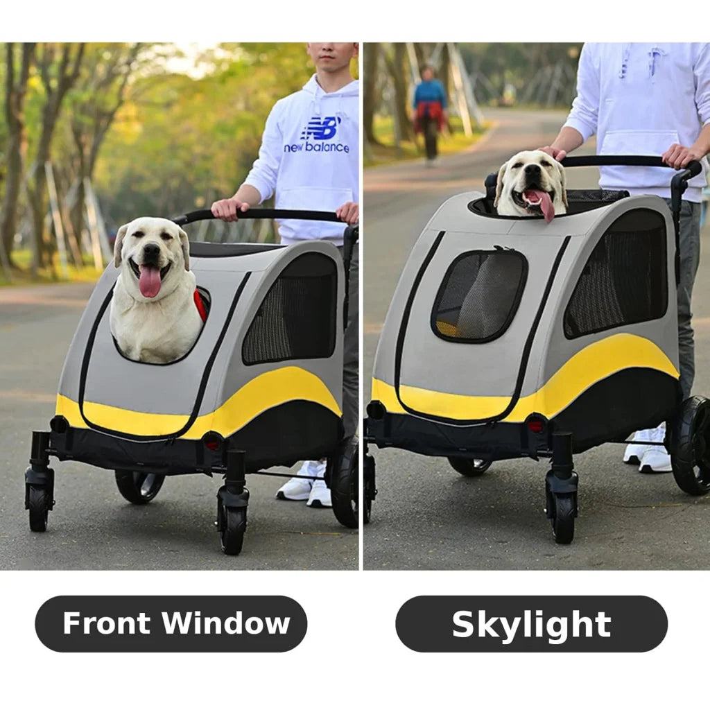 XL Dog Stroller Pet Pushchair Foldable
