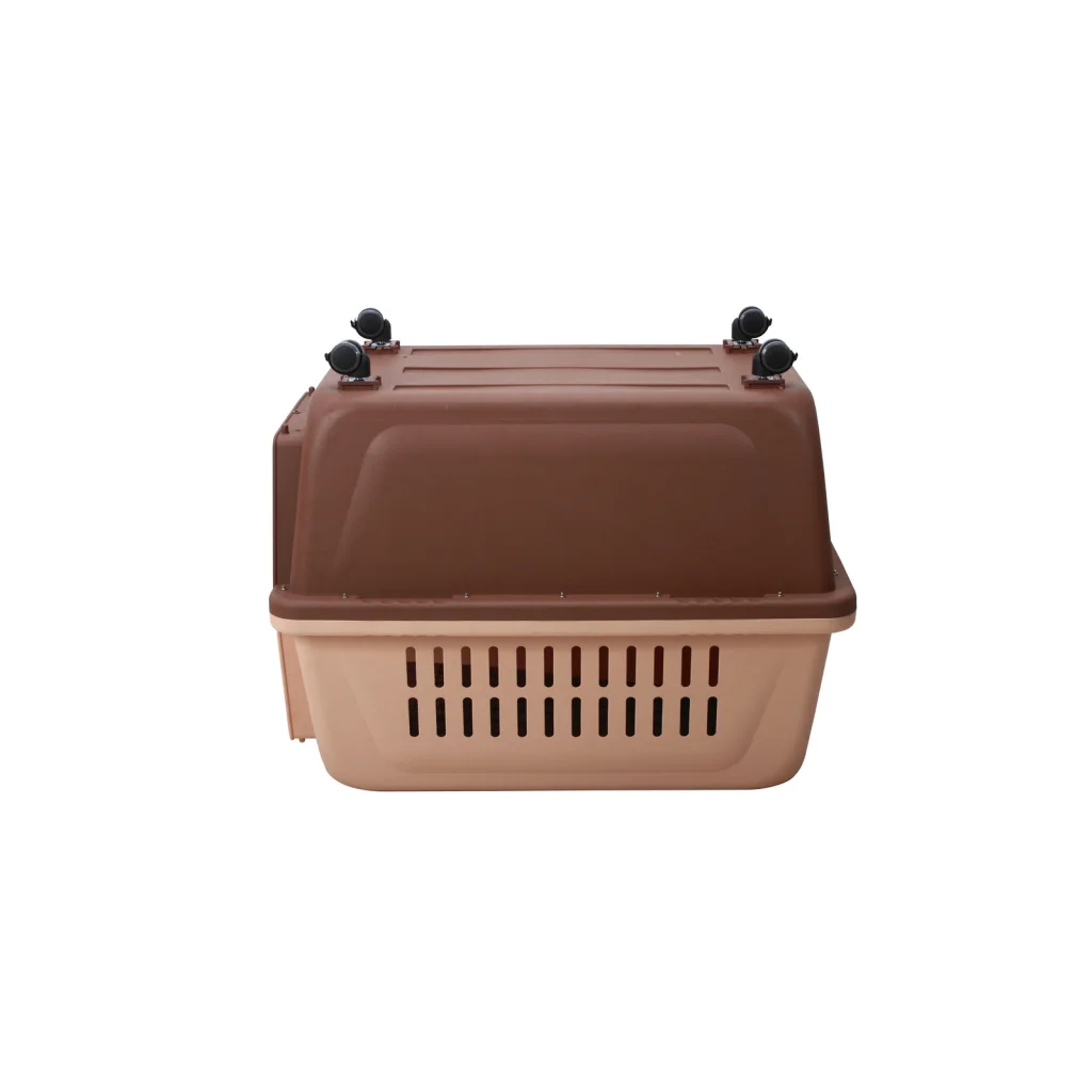 XL Plastic Kennel Pet Carrier Dog Cat Cage Crate - Handle &