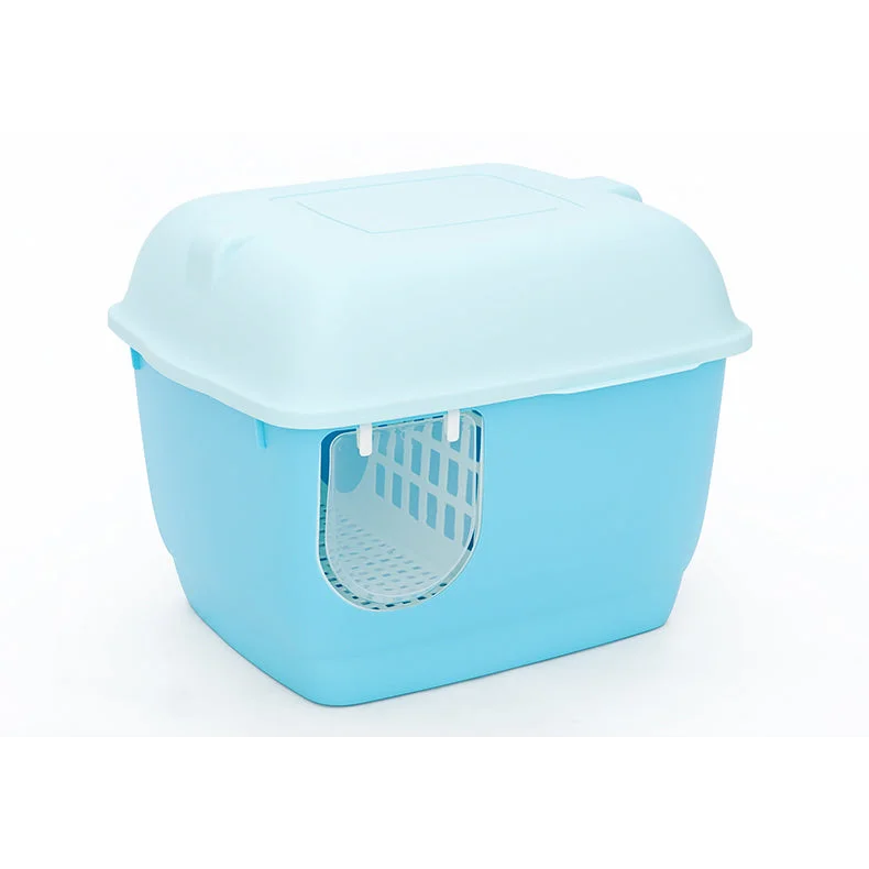 XL Portable Hooded Cat Toilet Litter Box Tray House