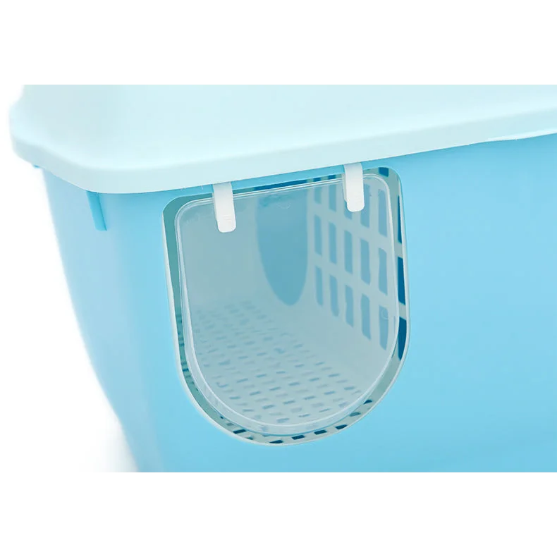 XL Portable Hooded Cat Toilet Litter Box Tray House
