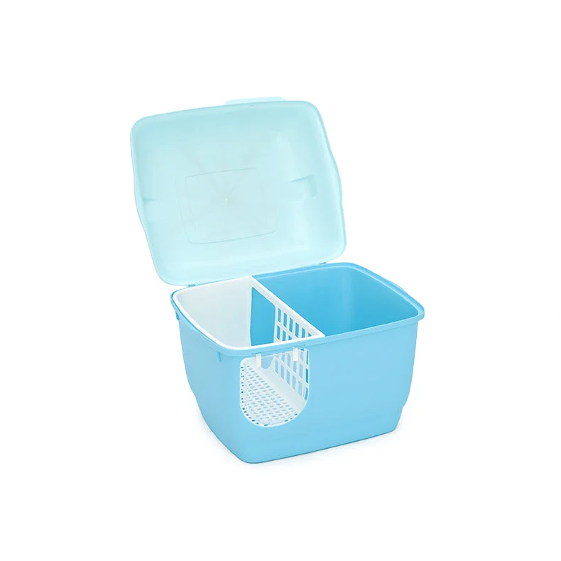 XL Portable Hooded Cat Toilet Litter Box Tray House