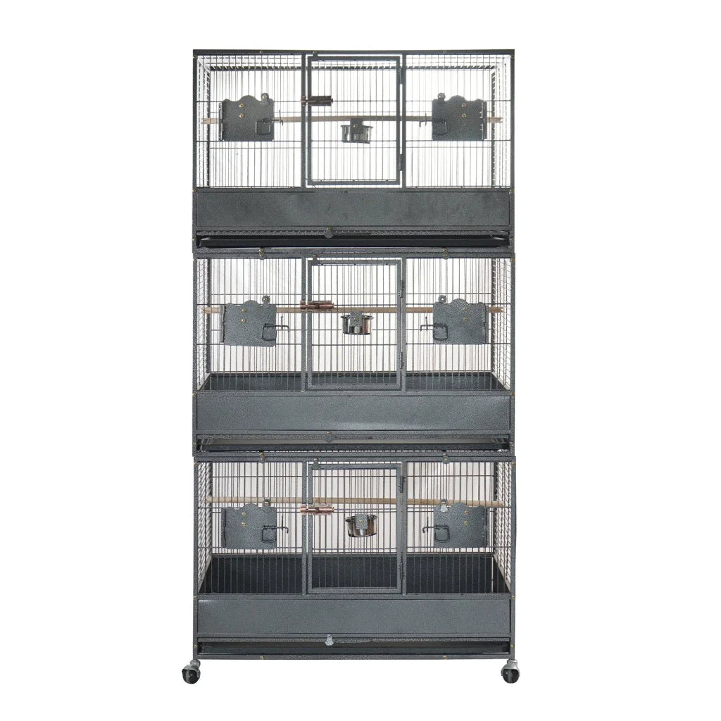 XL Triple Stackers Breeding Bird Parrot Cage Cockatoos