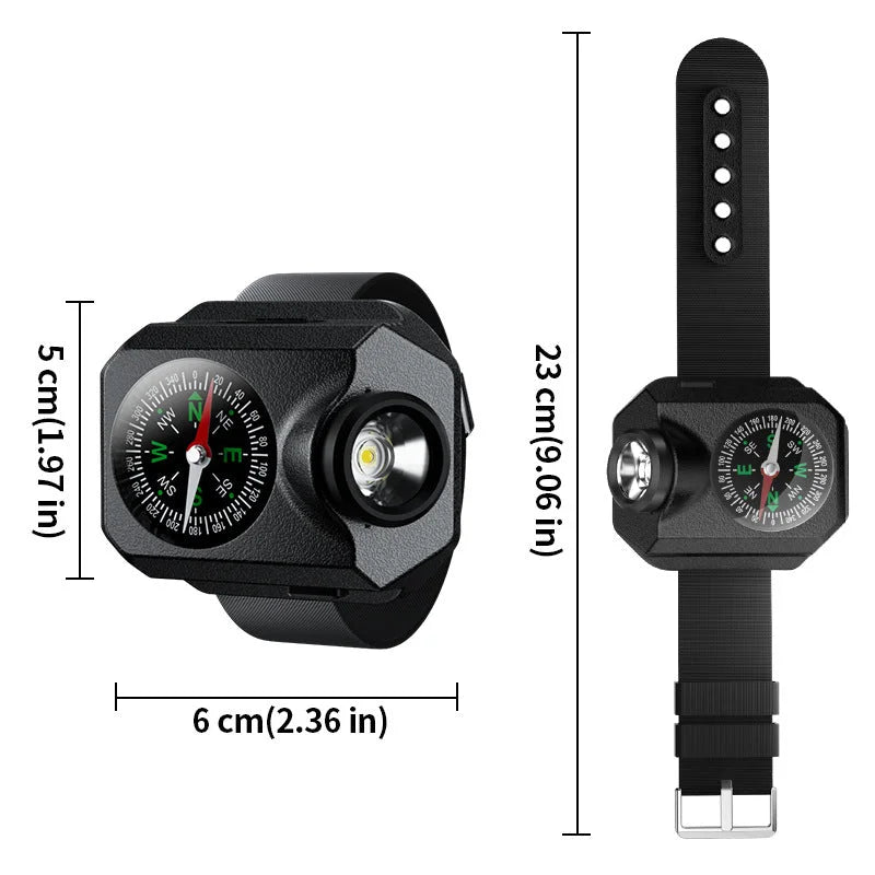 XPG Wrist Light for Outdoor Camping - Rechargeable LED