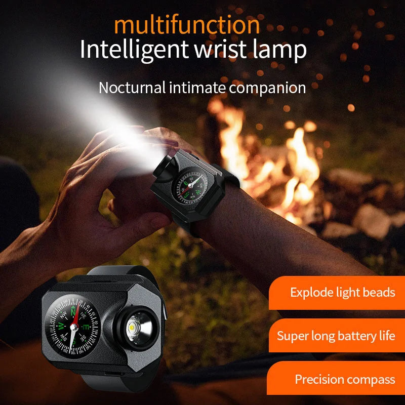 XPG Wrist Light for Outdoor Camping - Rechargeable LED