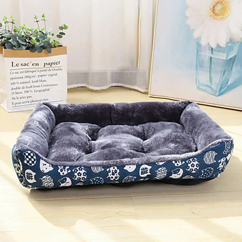 XXL Blue Pet Dog Bed Sofa Mat for Cats and Dogs - Pet Care