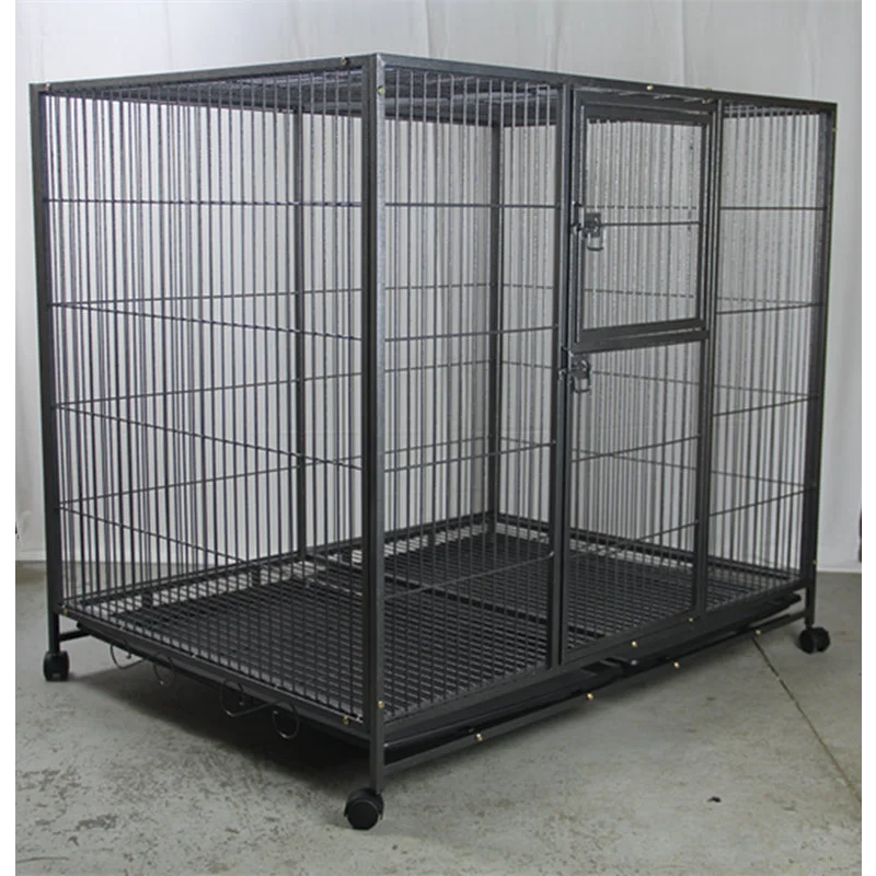 XXL Pet Dog Cat Parrot Cage Metal Crate Kennel Portable