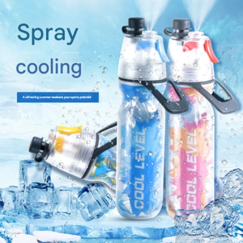 Yellow 500ML Insulated Sports Water Bottle with Cooling
