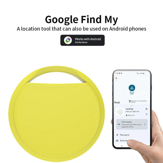 Yellow Android Tracker - Google Find My Device Compatible