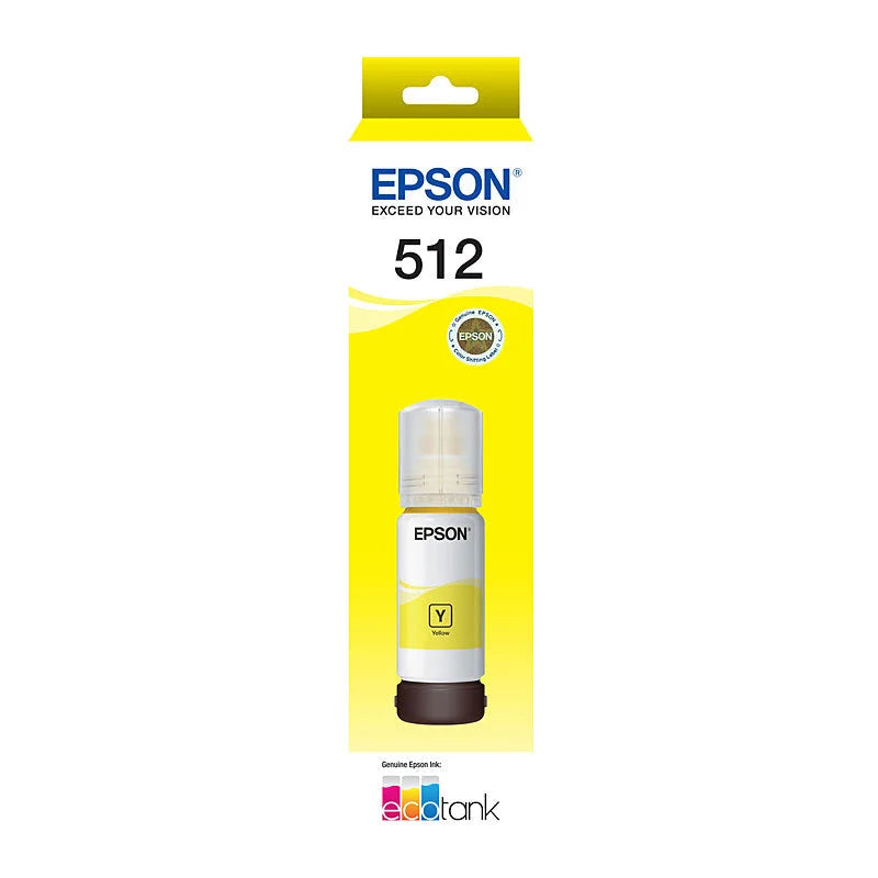Yellow EcoTank Bottle - EPSON T512