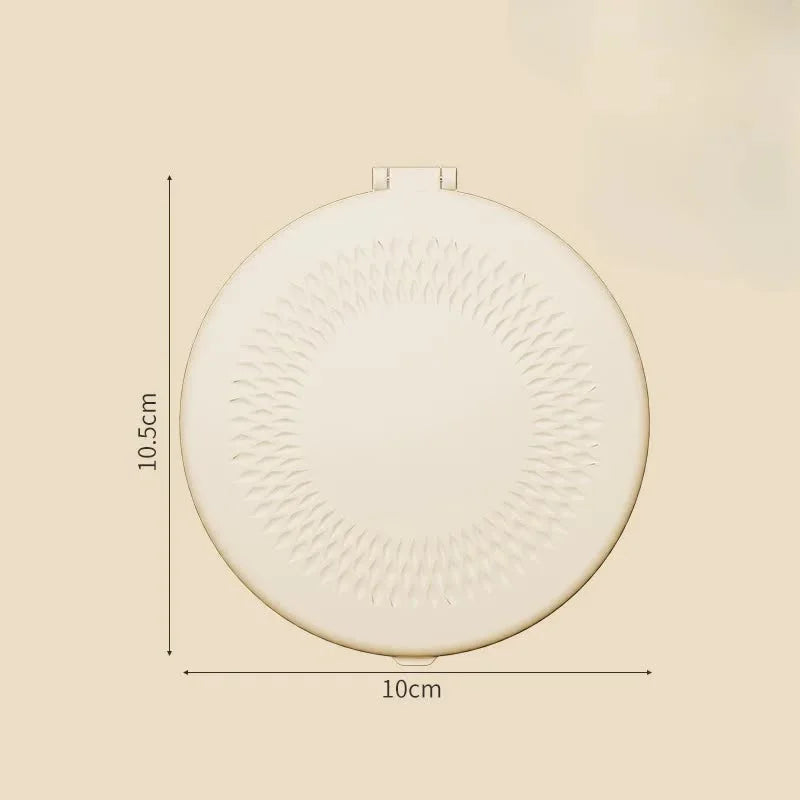 Yellow LED Travel Makeup Mirror - Rechargeable Compact