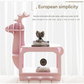 Yellow Oak Grain Trumpet Creative Reindeer-Shaped Solid