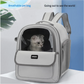 Yellow Pet Carrier Backpack - Space Capsule Design for Cats