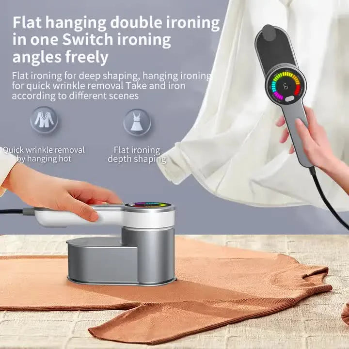 Yellow Portable Handheld Garment Steamer | Mini Steam Iron