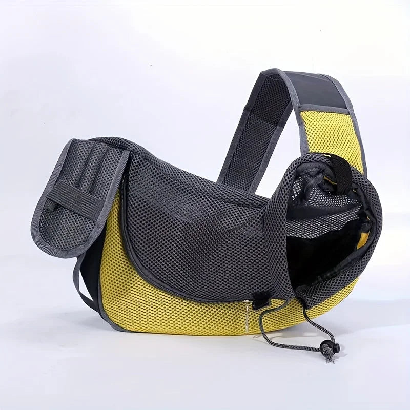 Yellow Portable Oxford Fabric Pet Carrier for Cats