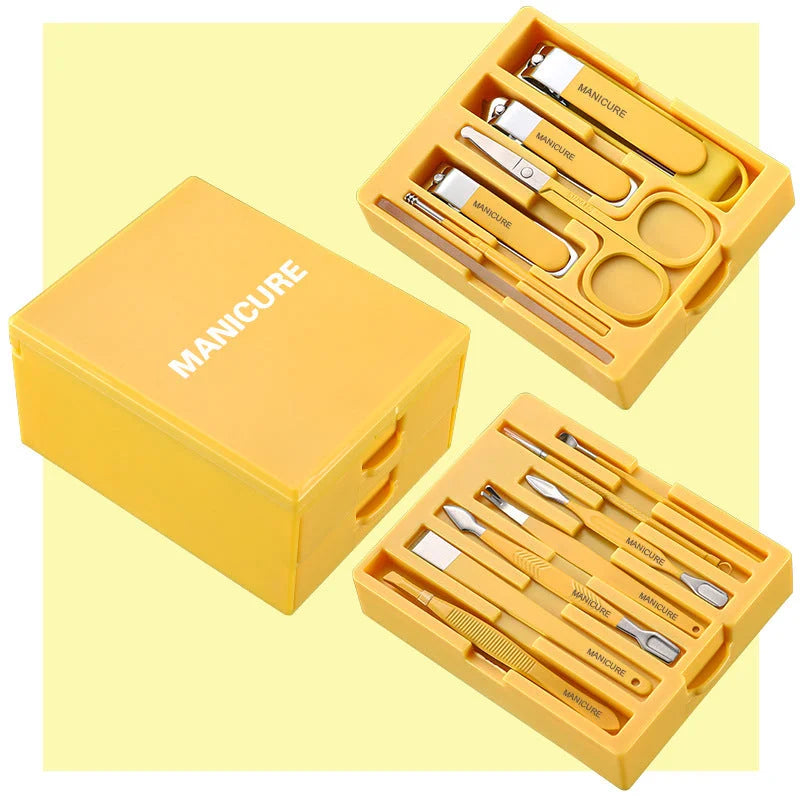Yellow Premium 13-in-1 Manicure & Grooming Kit