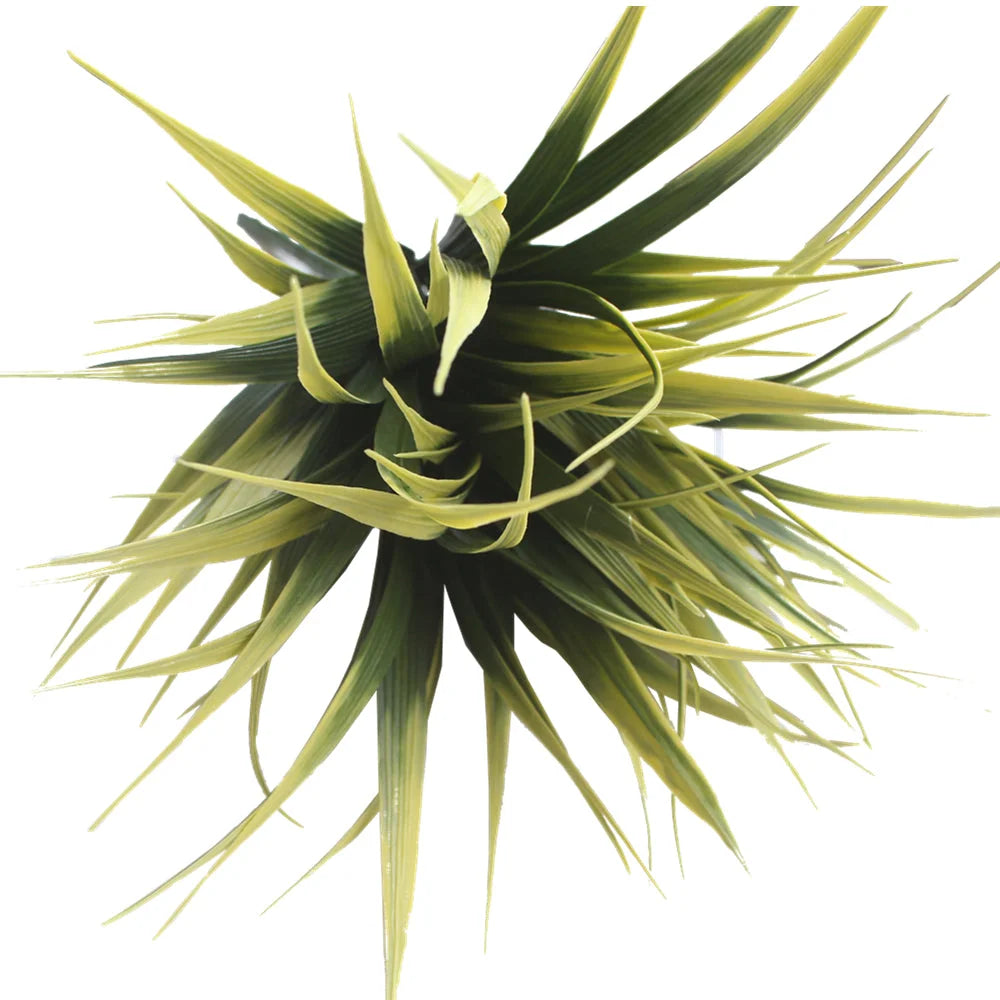 Yellow Tipped Grass Stem UV Resistant 35cm - Artificial