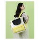 Yellow Transparent Pet Carrier Backpack for Cats and Small
