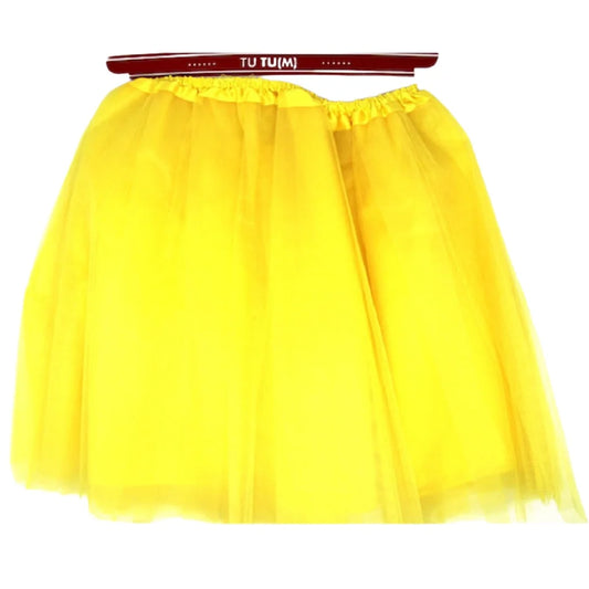 Yellow Tulle Ballerina Tutu – Medium 3-Layer Adult Costume