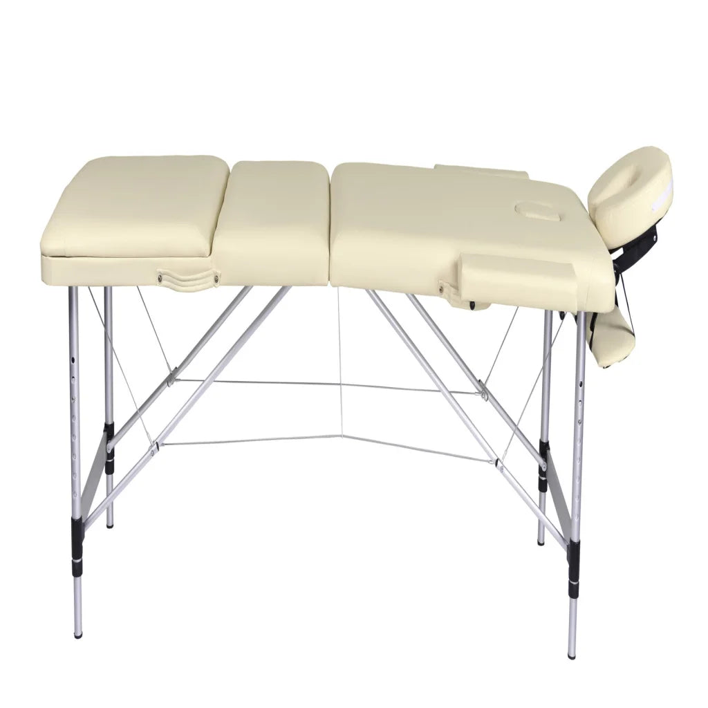 YES4HOMES 3 Fold Portable Aluminium Massage Table Massage