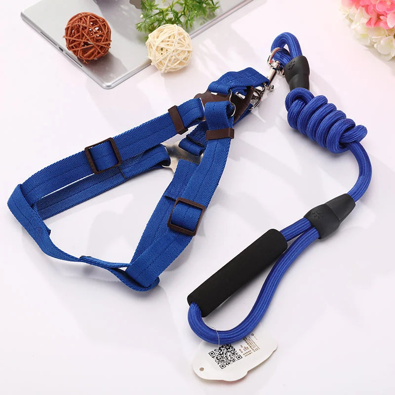 YES4PETS 2 X Medium Pet Dog Puppy Dog Harness Collar leash