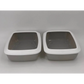 YES4PETS 2 X Small Portable Cat Kitten Toilet Litter Box