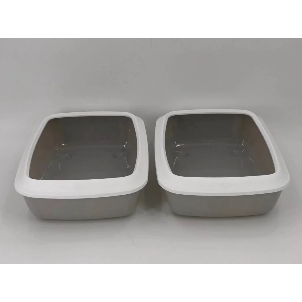 YES4PETS 2 X Small Portable Cat Kitten Toilet Litter Box