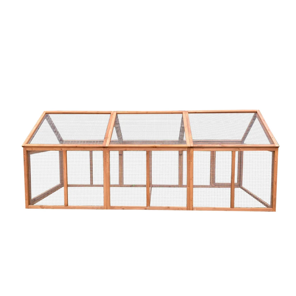 YES4PETS 250 CM Large Chicken Coop Run Guinea Pig Cage