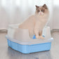 YES4PETS Large Deep Cat Kitty Litter Tray High Wall Pet