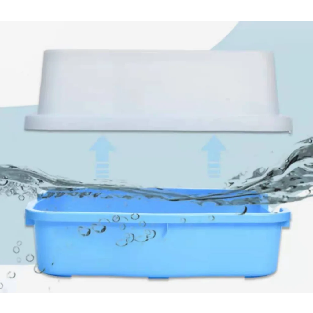 YES4PETS Large Deep Cat Kitty Litter Tray High Wall Pet
