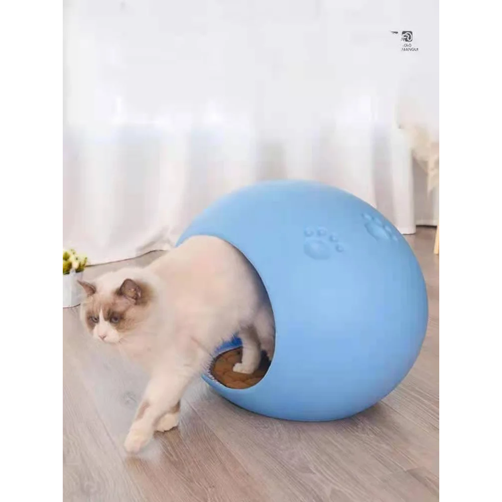 YES4PETS Medium Cave Cat Kitten Box Igloo Cat Bed House Dog