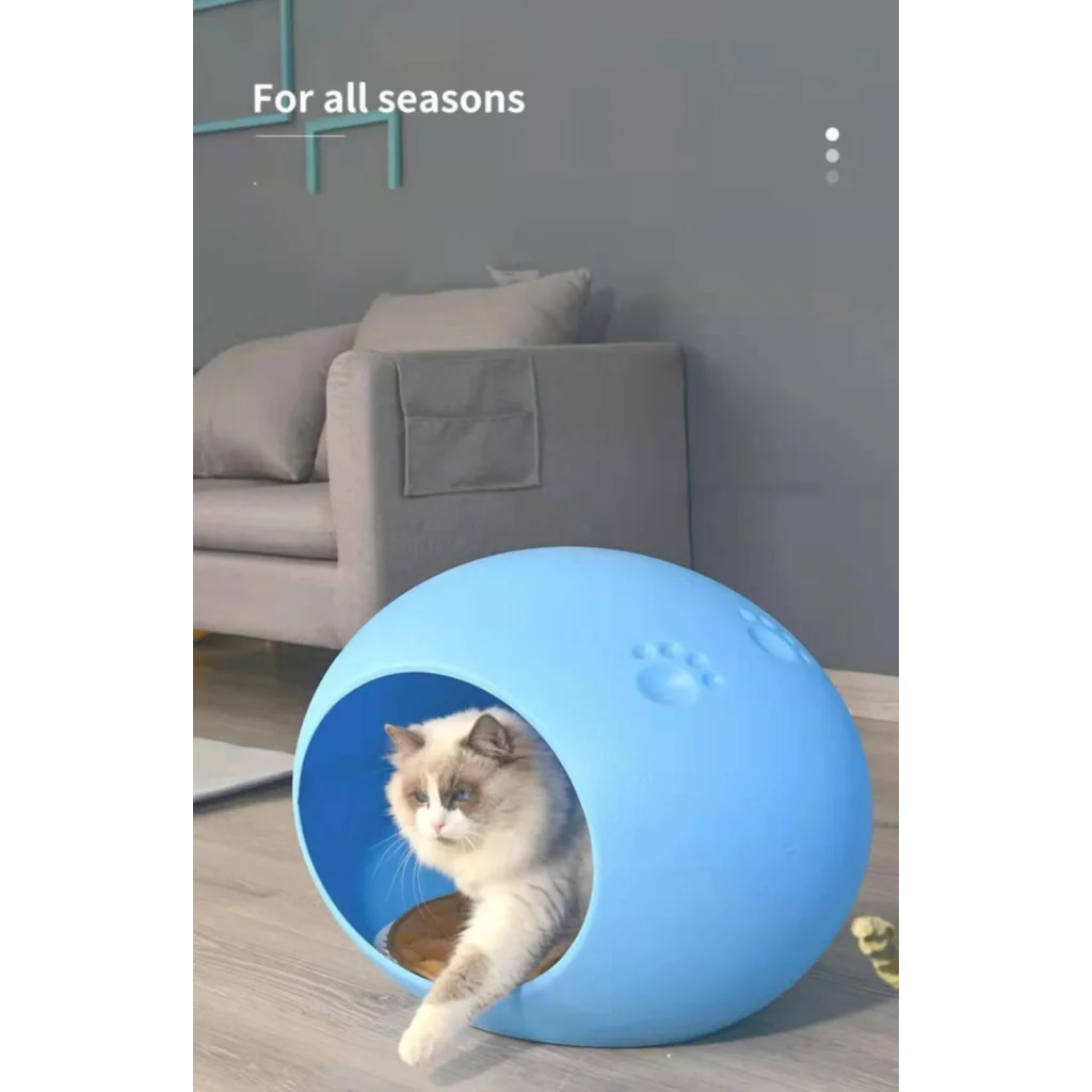 YES4PETS Medium Cave Cat Kitten Box Igloo Cat Bed House Dog