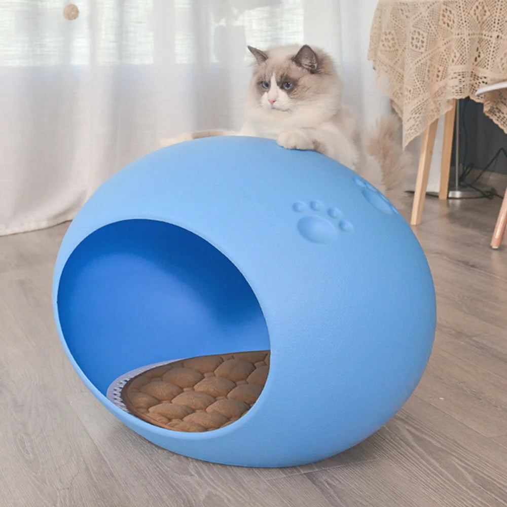 YES4PETS Medium Cave Cat Kitten Box Igloo Cat Bed House Dog