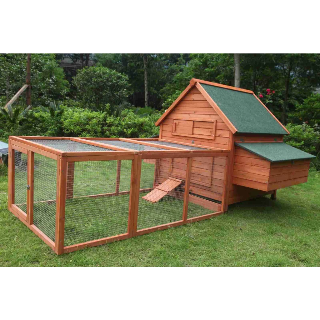 YES4PETS XL Chicken Coop Rabbit Hutch Ferret Cage Hen Chook