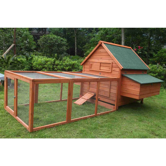 YES4PETS XL Chicken Coop Rabbit Hutch Ferret Cage Hen Chook